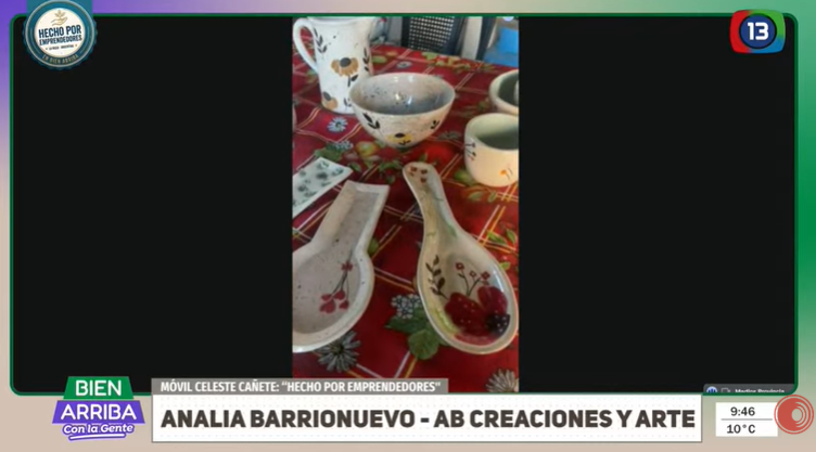 Hecho por emprendedores: Analia Barrionuevo transformó la cerámica en un nuevo comienzo - Medios Provincia