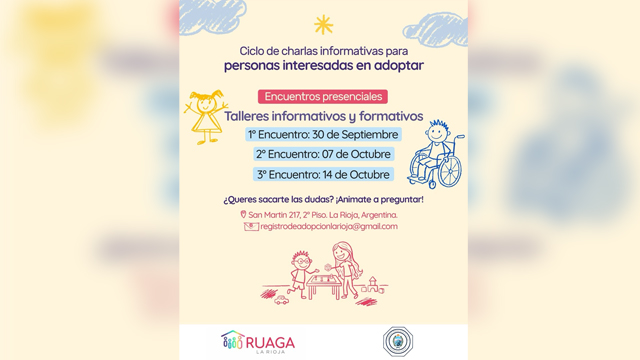 Charla informativa sobre adopción en La Rioja